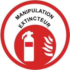 Manipulation extincteur