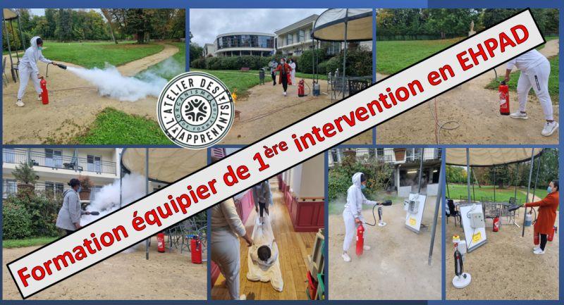 formation équipier de 1ere intervention en EHPAD