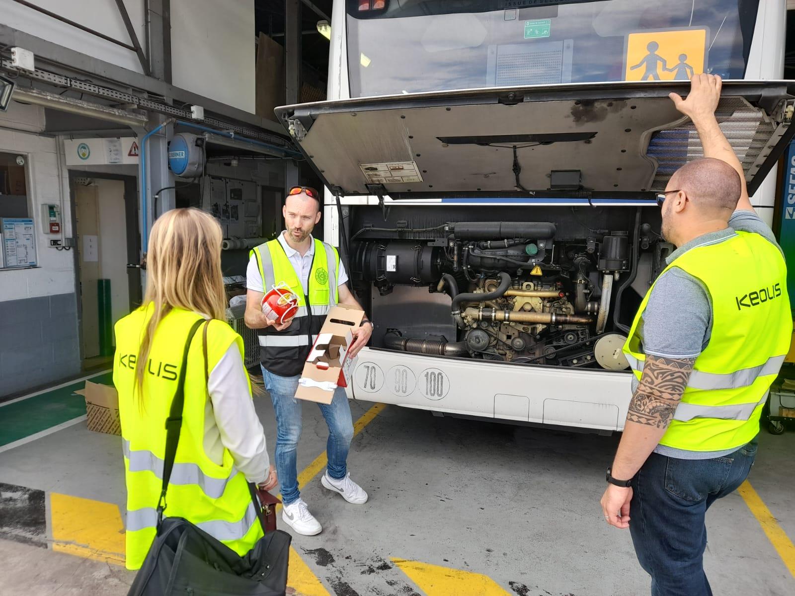  "Guide-file, Serre-file et Responsable d'Évacuation" pour les salariés de Keolis.